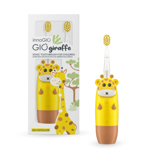 InnoGIO Szczoteczki do zębów sónico GIOgiraffe yellow